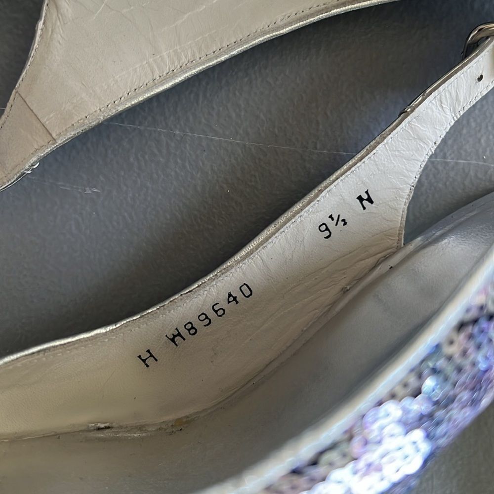 Stuart Weitzman Sequin Heels - 9.5 - image 6